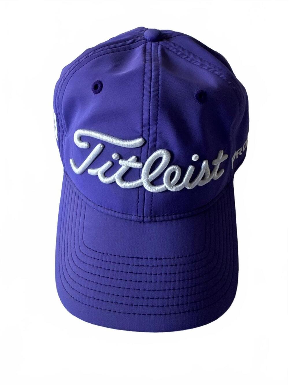 Polyester golf cap, Titleist, adjustable strapback
